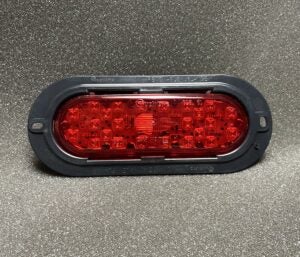 LED Oval Red Tail Light 60256R